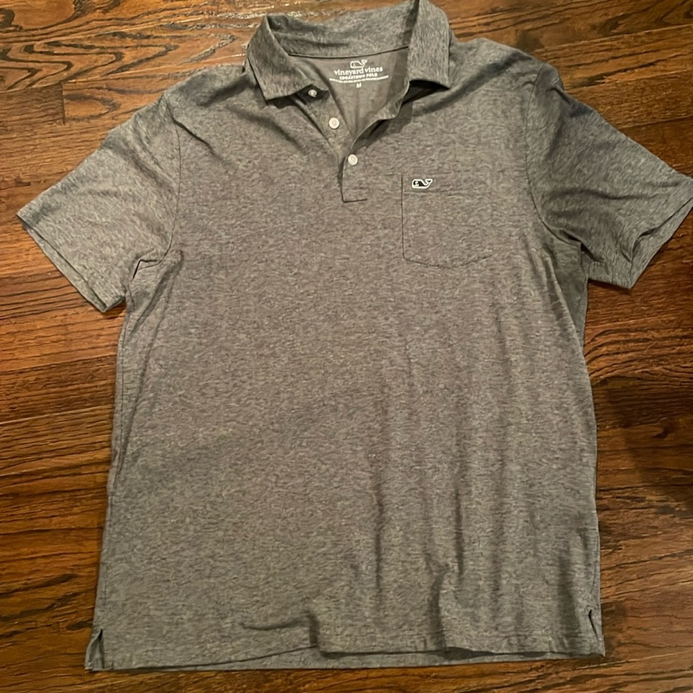 Men’s size medium vineyard vines dark gray polo